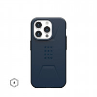 Чехол UAG Civilian с MagSafe для iPhone 15 Pro синий (Mallard)