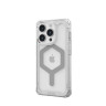 Чехол UAG Plyo с MagSafe для iPhone 15 Pro прозрачный/серебро (Ice/Silver) - фото № 2