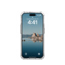 Чехол UAG Plyo с MagSafe для iPhone 15 Pro прозрачный/серебро (Ice/Silver) - фото № 3