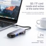 Мульти-хаб McDodo 10 в 1 HU-742 100 Вт USB-C Hub With PD USB 3.0 SD/TF Card Slot HDMI Gigabit LAN VGA - фото № 6