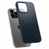Чехол SPIGEN Thin Fit для iPhone 14 Pro темно-синий (Metal Slate) - фото № 3