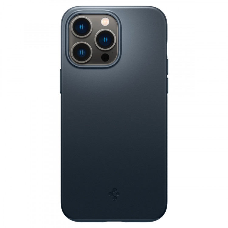 Чехол SPIGEN Thin Fit для iPhone 14 Pro темно-синий (Metal Slate)