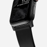 Кожаный ремешок Nomad Modern Band для Apple Watch 49/45/44/42 мм черный/черный (Black/Black) - фото № 4