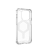 Чехол UAG Plyo с MagSafe для iPhone 15 Pro прозрачный/белый (Ice/White) - фото № 6