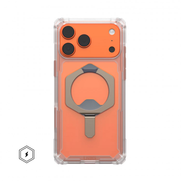 Чехол UAG Plasma XTE для iPhone 18 Pro Max / 17 Pro Max прозрачный/титан (Clear/Titanium)