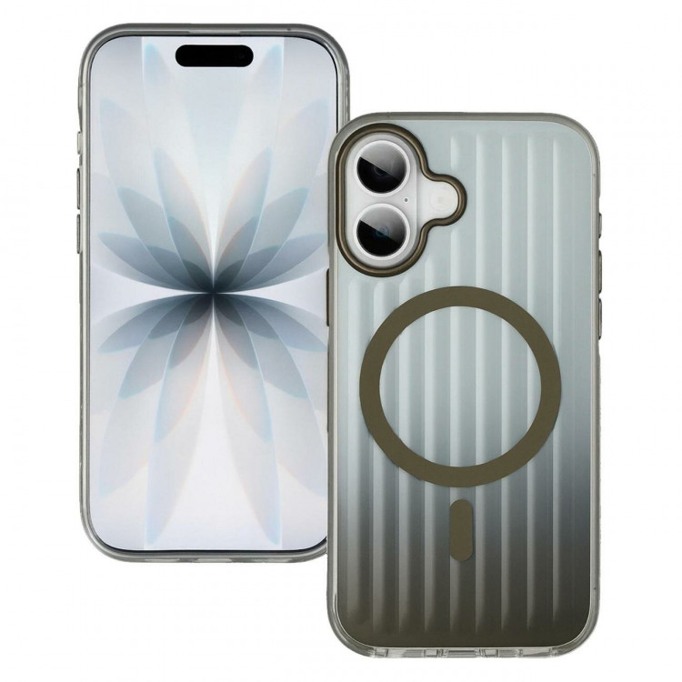Чехол Gurdini Ocean Case для iPhone 17 прозрачный серый