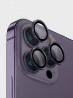 Защита объектива камеры Uniq Optix Lens Protector для iPhone 14 Pro / 14 Pro Max фиолетовая (Purple)