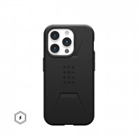 Чехол UAG Civilian с MagSafe для iPhone 15 Pro черный (Black)