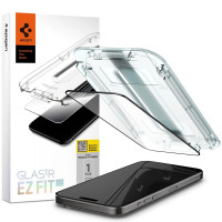 Защитное стекло SPIGEN EZ FIT GLAS.tR для iPhone 15 Pro (Black)