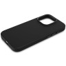Чехол Decoded AntiMicrobial Silicone с MagSafe для iPhone 15 Pro Max черный (Graphine) - фото № 6