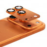 Полная защита объектива камеры Benks GlassWarrior Metal Integrated Lens Protector для iPhone 17 Pro - оранжевый - фото № 3