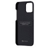 Чехол PITAKA MagEZ Case для iPhone 12 чёрный карбон - Twill (KI1201M) - фото № 4