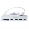 USB-хаб Satechi Aluminum USB-C Clamp Hub для 24" iMac серебристый (ST-UCICHS) - фото № 3