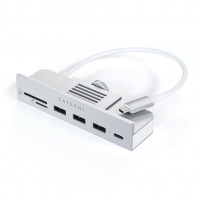 USB-хаб Satechi Aluminum USB-C Clamp Hub для 24" iMac серебристый (ST-UCICHS)