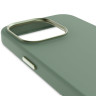 Чехол Decoded AntiMicrobial Silicone с MagSafe для iPhone 15 Pro Max зеленый (Sage Leaf Green) - фото № 2