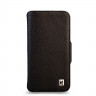 Кожаный чехол-книжка Vaja Wallet V-Mag для iPhone 16 Pro черный (Floater Black) - фото № 2