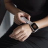 Стальной ремешок мелкое плетение Uniq Dante для Apple Watch 38/40/41 мм серебристый - фото № 3
