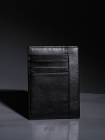 Картхолдер+ из гладкой натуральной кожи DOST Leather Co. черный