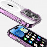 Чехол Gurdini Alba с MagSafe для iPhone 14 Pro Max фиолетовый - фото № 2