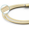 Кабель Anker PowerLine+ Lightning Double Braided Nylon (0,9 метра) золотой - фото № 3