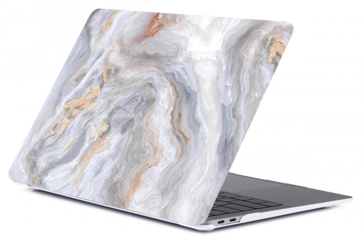 Чехол HardShell Case для MacBook Air 13" (2018-2020) разноцветный стиль 2