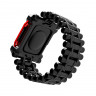 Металлический чехол-браслет Element Case Black Ops для Apple Watch 45 мм черный/красный (Black/Red) - фото № 4