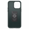 Чехол SPIGEN Thin Fit для iPhone 14 Pro Max темно-зеленый (Abyss Green) - фото № 5