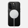 Кожаный чехол Nomad Modern Leather Case MagSafe для iPhone 14 Pro Max черный (Black) - фото № 2