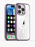 Чехол Gurdini Alba с MagSafe для iPhone 14 Pro фиолетовый