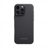 Чехол PITAKA Military-Grade Protective Case для iPhone 16 Pro Max - черный 600D Twill - фото № 2