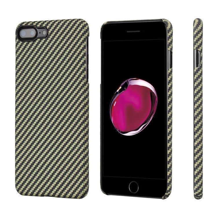 Чехол PITAKA MagEZ Case для iPhone 7/8 Plus зелёный карбон Twill (KI8006S)