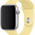 Силиконовый ремешок Gurdini для Apple Watch 44/45/49 мм лимонный мусс
