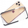 Силиконовый чехол Gurdini Crystal Ice для iPhone 11 Pro Max чёрный - фото № 4