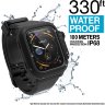 Водонепроницаемый чехол Catalyst Waterproof Case для Apple Watch 44 мм Series 4/5/6/SE, черный (Stealth Black) - фото № 2