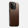 Кожаный чехол Nomad Modern Leather Case MagSafe для iPhone 14 Pro Max коричневый (Brown) - фото № 4
