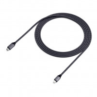 Кабель Satechi USB-C to Lightning MFI Cable 1.8 м серый космос (ST-TCL18M)