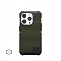 Чехол UAG Metropolis LT с MagSafe для iPhone 15 Pro оливковый (Kevlar Olive)
