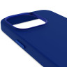 Чехол Decoded AntiMicrobial Silicone с MagSafe для iPhone 15 Pro Max синий (Galactic Blue) - фото № 2