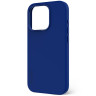 Чехол Decoded AntiMicrobial Silicone с MagSafe для iPhone 15 Pro Max синий (Galactic Blue) - фото № 4