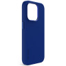 Чехол Decoded AntiMicrobial Silicone с MagSafe для iPhone 15 Pro Max синий (Galactic Blue) - фото № 5