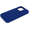 Чехол Decoded AntiMicrobial Silicone с MagSafe для iPhone 15 Pro Max синий (Galactic Blue) - фото № 6