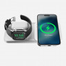 Беспроводное зарядное устройство Nomad Base One Max 3-in-1 Charging Hub (2nd Gen) серебро (Silver) - фото № 2