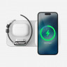 Беспроводное зарядное устройство Nomad Base One Max 3-in-1 Charging Hub (2nd Gen) серебро (Silver) - фото № 4
