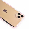 Силиконовый чехол Gurdini Crystal Ice для iPhone 11 Pro Max розовый - фото № 4