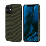 Чехол PITAKA MagEZ Case для iPhone 12 зелёный карбон - Twill (KI1205M)