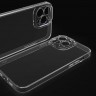 Силиконовый чехол Gurdini с защитой камеры 1 мм для iPhone 13 Pro Max серый - фото № 2