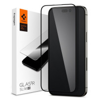 Защитное стекло SPIGEN GLASS FC для iPhone 14 Pro Max (Black)