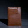 Картхолдер+ из гладкой натуральной кожи DOST Leather Co. рыжий