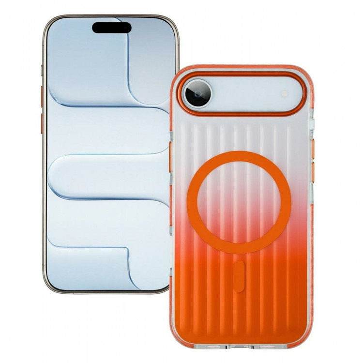 Чехол Gurdini Ocean Case для iPhone Air прозрачный оранжевый