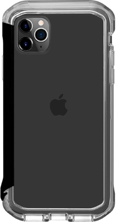 Чехол-бампер Element Case Rail для iPhone 11 Pro/X/Xs  прозрачный/черный (Clear/Black)